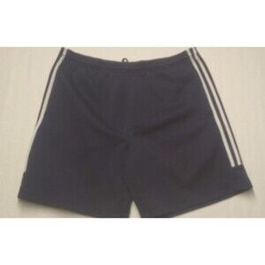 Adidas Men's 3 Stripe Shorts Navy Blue Size Medium EUC